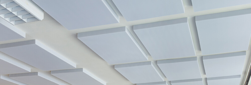 Absorbeurs de plafond aixFOAM - l'isolation acoustique pour chaque plafond