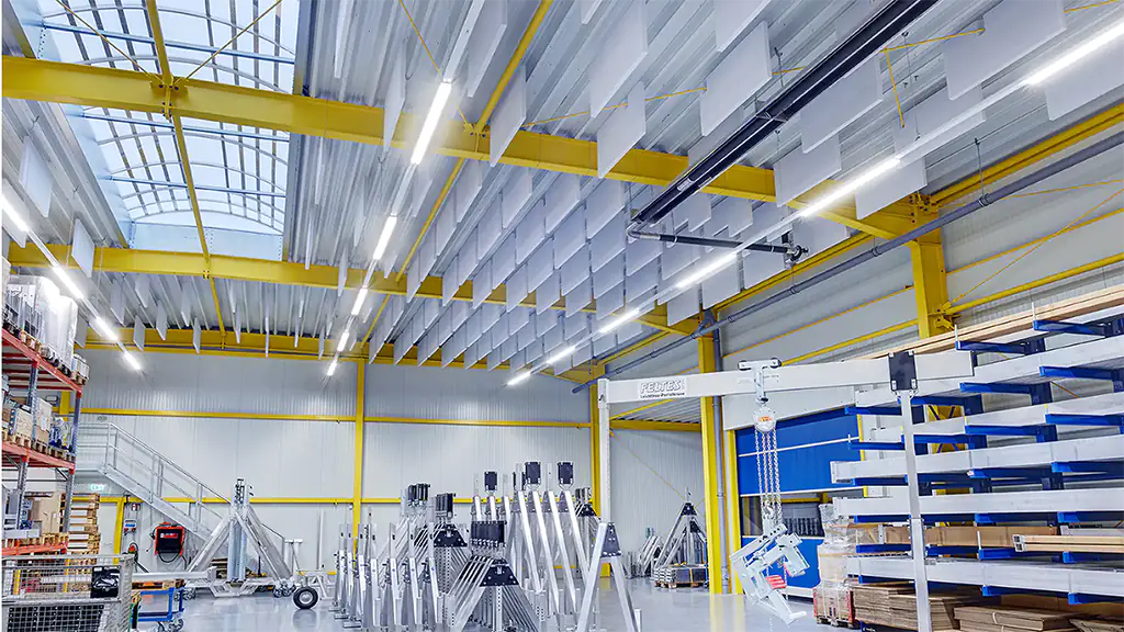 aixFOAM halles industrielles- Isolation acoustique pour halles industrielles et ateliers