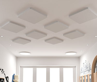 Absorbeur de bruit magnétique avec classe de protection contre l'incendie renforcée
