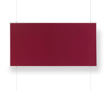 Voile de séparation rectangulaire à housse en tissu