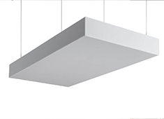 Isolation acoustique avec les Voiles de plafonds HORIZON Industry Set