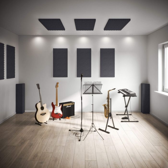 Quelle est la meilleure couleur pour les murs d'un studio de musique ?