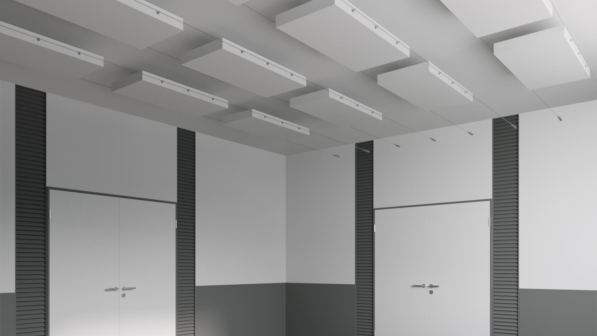  Absorbeurs acoustiques pour les stands d'exposition