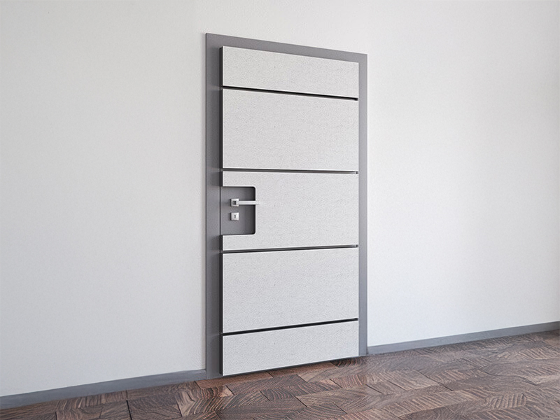 Côté extérieur de la porte/hors du cadre de la porte - Poignée de porte gauche