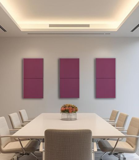 Absorbeur acoustique SMOOD dans un élégant cadre en aluminium