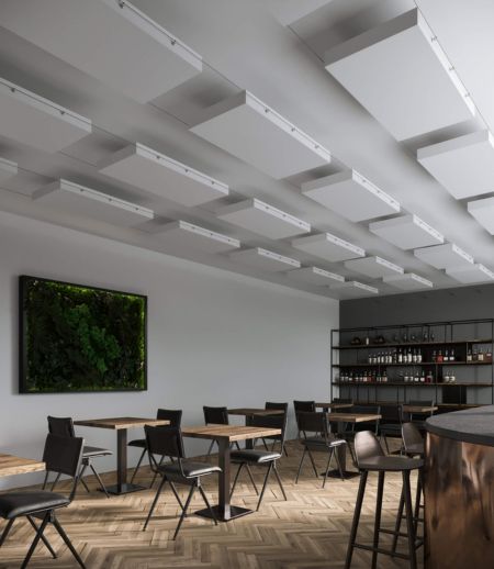 aixFOAM voile de plafond AIRBLOCK