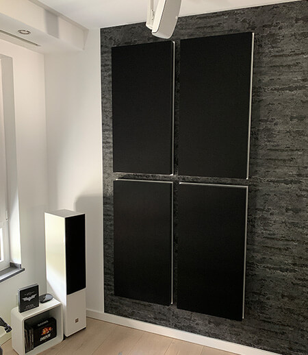 Optimisation acoustique avec SH006 dans des cassettes suspendues