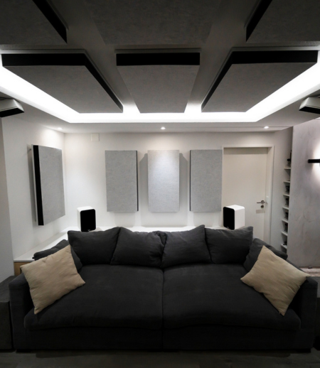Absorbeurs FELT dans le upFRAME avec fixations antivibratoires