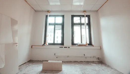 Les locaux du studio WUPPERwerft avant les travaux de rénovation