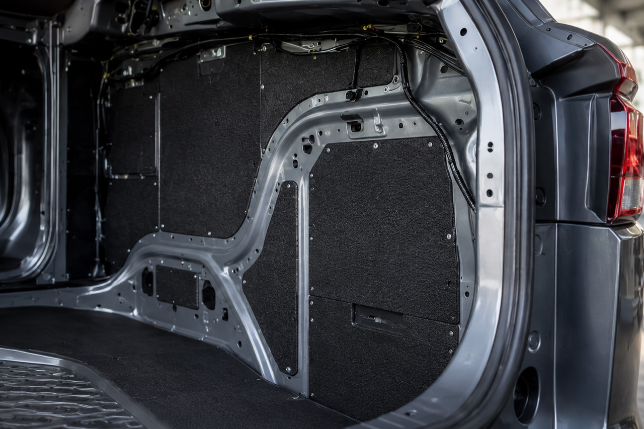 Membrane acoustique lourde aixFOAM Technics pour coffre de véhicule