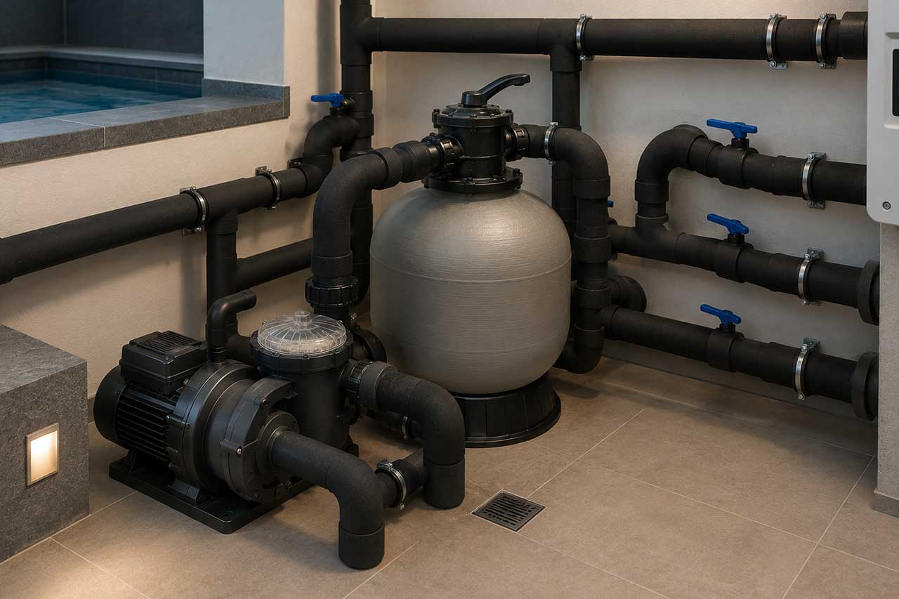 Isolation résistante à l’eau aixFOAM Technics pour applications de piscine