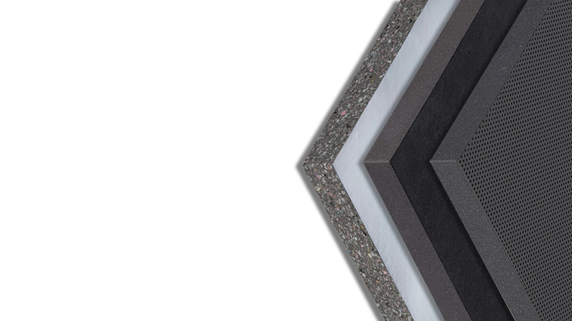Absorbeurs acoustiques avec revêtement de surface