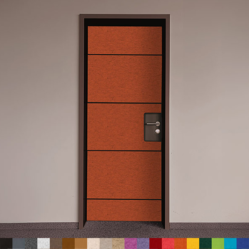 Kit pratique pour l'insonorisation des portes à l'intérieur